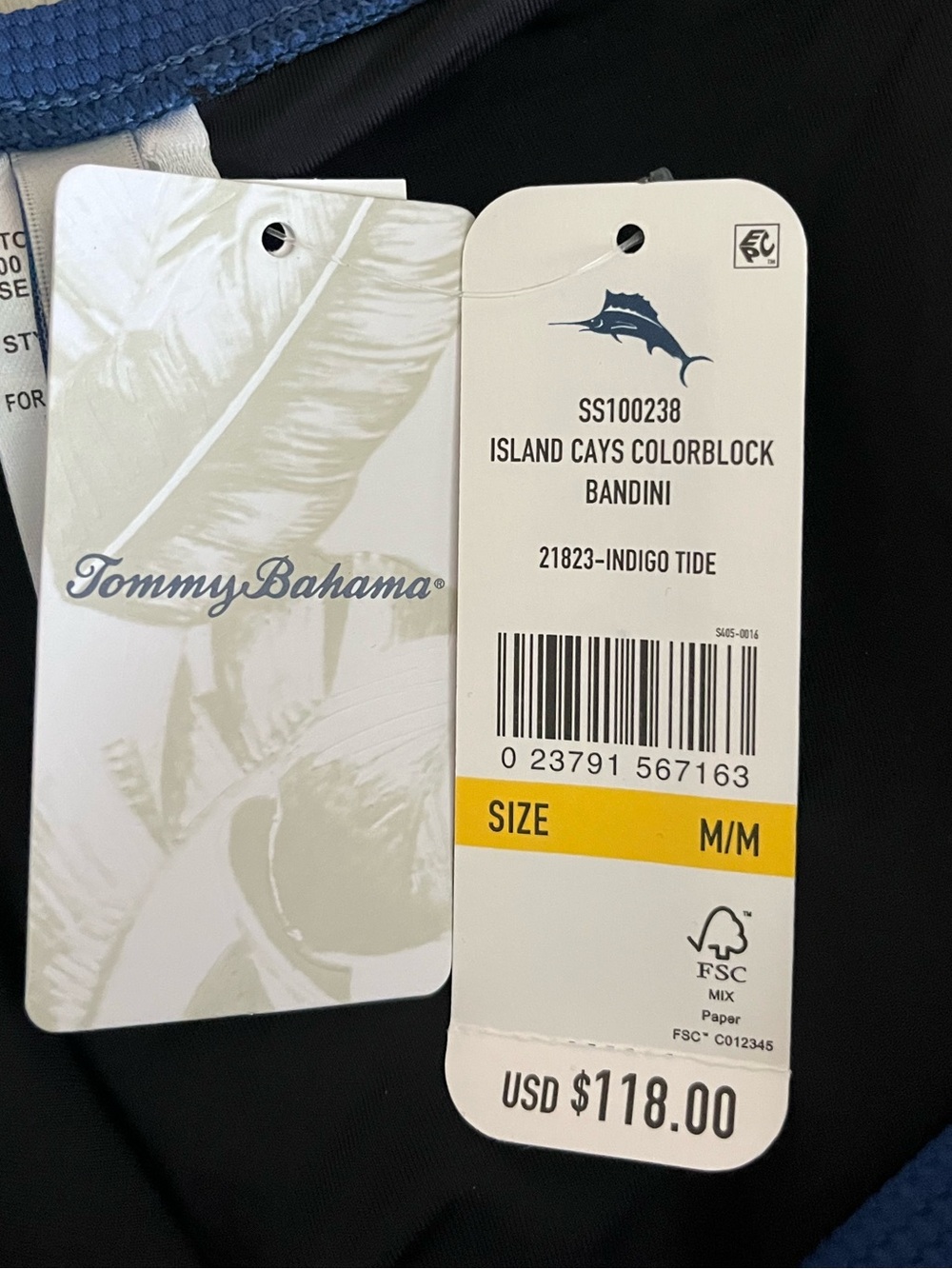 {Tommy Bahama} Island Cays Colorblock Tankini & Swim Skort - Womens Medium - NWT - Picture 7 of 15
